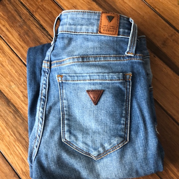 GUESS skinny ripped jeans - power skinny low rise - Picture 5 of 6